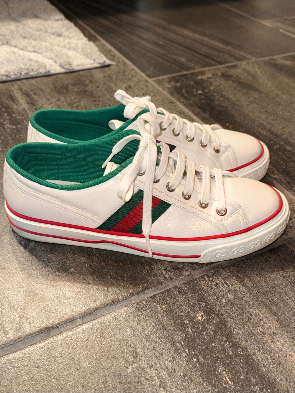 Gucci Tennis 1977 White Green Red